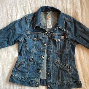 Carhartt womens small denim jacket